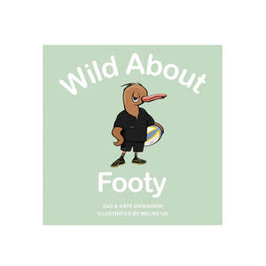 Gift Ideas For The Bookworm: Wild About Footy Board Book from As We Are Illustration (17cm x 17cm)