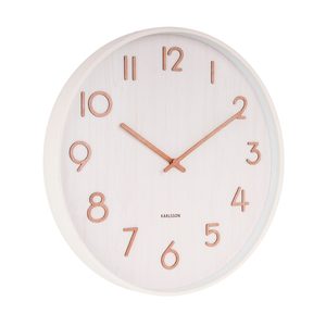 Pure Wood Grain Wall Clock from Karlsson – Ivory | 22cm or 40cm