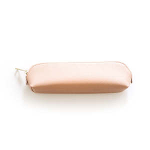 Gift Ideas For The Homebody: Pencil Case | Pink 100% Saffiano Leather from Papier HQ