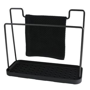 Gift Ideas For The Homebody: Sink Caddy with Cloth | Black | Simple Things
