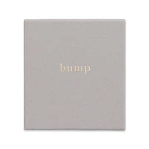 Gift Ideas For The Bookworm: Bump Pregnancy Journal – Light Grey Keepsake Edition by Write To Me