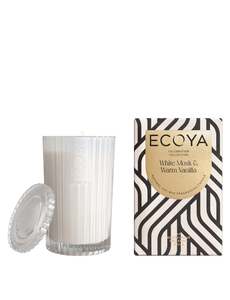 Ecoya: Ecoya Celebration Candle | White Musk & Warm Vanilla