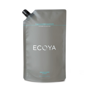 Ecoya Dish Liquid Refill 1L – Juniper Mint or Tahitian Lime Scent