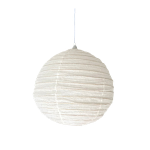 Oval Linen Pendant Light Shade 60cm in White