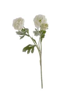 Gift Ideas For The Homebody: White Ranunculus Stem – Faux Persian Buttercup