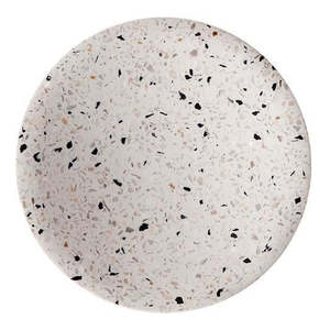 For The Green Finger: Terrazzo Dimple Tray - Medium Snow
