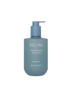 Sandalwood & Amber Haircare by Ecoya | Shampoo, Conditioner & Refills