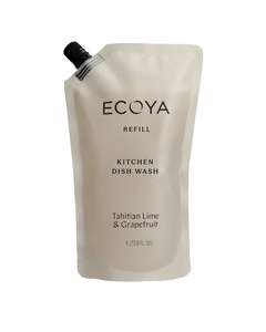 Tahitian Lime & Grapefruit Dish Wash Refill 1L by Ecoya | Pouch