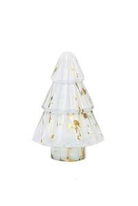 Gold Paint Splatter Glass Tree, 15cm or 31cm