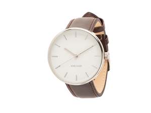 Metallics: Minimal Watch in White or Black by Karlsson