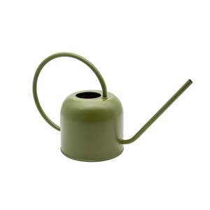 Como Watering Can in Avocado, 1.7L Matte Powder-Coated Steel