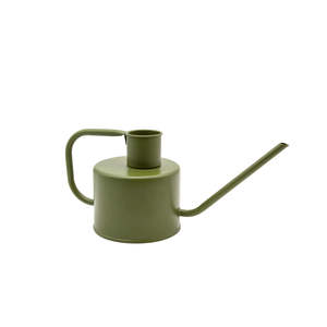 Merlino Watering Can in Avocado, 1L or 2L Matte Steel by Potted
