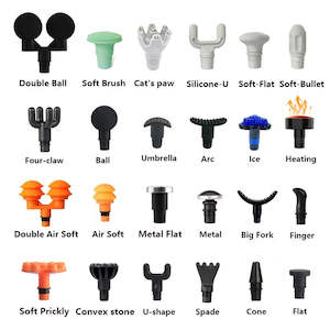 Massager: Various Styles of Fascia Gun Massage Head 19mm Caliber Universal Type