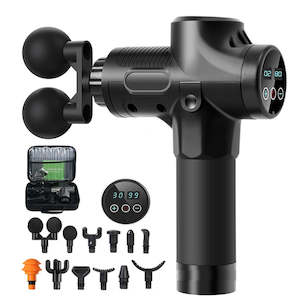 12V Professional Massage Gun With Portable Bag Electric Percussion Fascia Gun Ti&hellip;