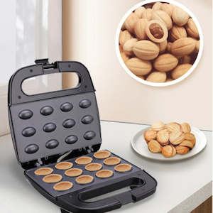 Kitchen Appliance: Houselin Nuts Mold Skillet - Cookie Candy Maker 12 wells griddle - Walnut Mold Pastry