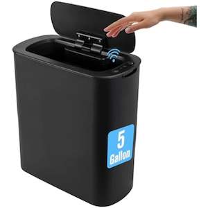 5 Gallon Automatic Bathroom Trash Can, Touchless Motion Sensor Garbage Can with &hellip;