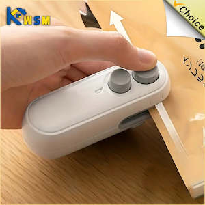 Portable Mini Sealer 2 in 1 Heat Sealer For Snacks  Home use rechargeable sealer&hellip;