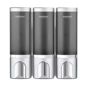 Bathroom Accessories: Shower Shampoo Soap Dispenser 3×500 ml Chamber No Drill Shower Pump Soap Dispenser Body Wash Pump Shower Gel Dispenser