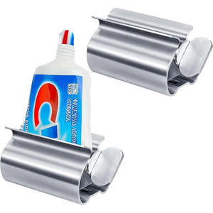 Bathroom Accessories: Bathroom Accessories Toothpaste Squeezer Tube Roller Stainless Steel Wringer Roller Rotate Dispenser for Ointments Cosmetics