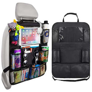 Car Backseat Organizer with 10" Table Holder 9 Storage Pockets Seat Back Protect&hellip;