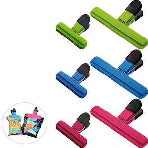 LMETJMA Large Chip Bag Clips Plastic Assorted Sizes Food Bag Clips Tight Seal Gr&hellip;