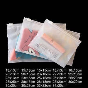 Laundry Bags: 10Pcs 16Wires Frosted Zipper Bag Underwear Panties Socks Packaging Supplies Socks Cosmetic Storage Bags With Air Hole Resealable