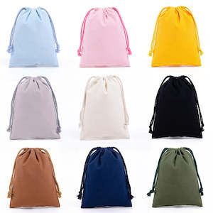 Drawstring bag Color Jewelry bag Cotton Tote organizer Portable Handbags Canvas &hellip;
