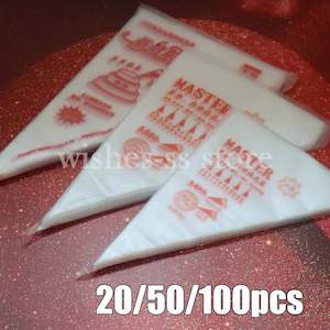 Laundry Bags: SML20 50 100PCS Disposable Pastry Bags Confectionery Equipment Pastry And Bakery Accessories Reposteria Cake Tools For Cake