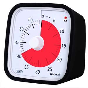 Educational Tools: Yunbaoit VT01 Upgraded 60 Minute Visual Timer with Protective Case Silent Countdown Timer for Kids