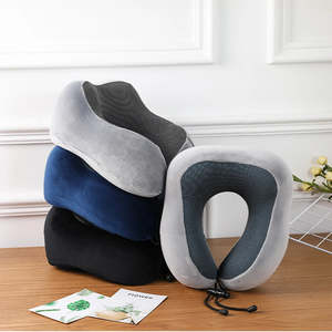 Travel Accessories: Car Pillows Memory Foam Soft Neck Supportor Travel Cushion U Shaped Neckrest Pad Cervical Interior Automobile Accessories