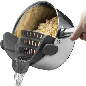 Kitchen Tools: 1pc, Strainer, Pot Strainer, Adjustable Clip On Strainer For Pots Pans And Bowls, Kitchen Pot Strainer