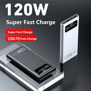 Tech Accessories: Xiaomi 200000mAh Power Bank 120W Super Fast Charger Large Capacity Mobile Power Portable External Battery for iPhone Samsung New