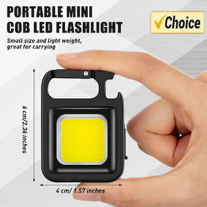 Mini LED Flashlight Magnetic COB Outdoor Camping Pocket Work Light 800 Lumens US&hellip;