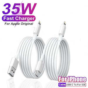 Tech Accessories: For Apple PD 35W Fast Quick Charger USB Type C For iPhone 15 14 13 12 11 Pro Max Mini Plus XR XS Charging Data Cable Accessories