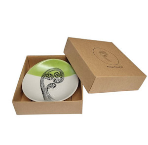 Products: Porcelain Bowl - Ponga Frond IV