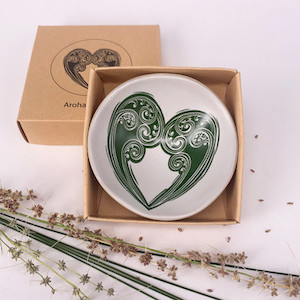 Porcelain Dipping Bowl - Aroha Fern II