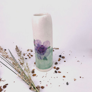 Products: Small Ceramic Printed Vase