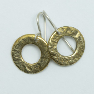 Products: Reticulated brass Pirori earrings