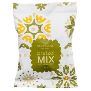 Products: Pretzels & Wasabi Peas Mix (DF, V)