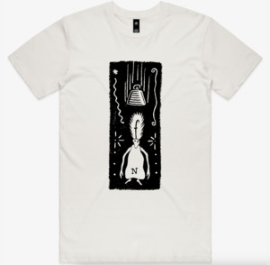 Fuzzy Weight Flying Nun T-Shirt (Natural)