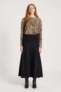 Eb + Ive Zola knit skirt Black