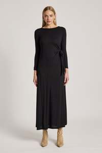 Eb Ive: Eb +ive Aria tie dress  black