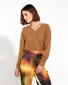 Fate Becker: Fate & Becker Sundance Cashmere knit Tobaco