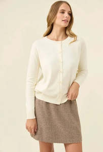 Isle Of Mine: Isle of mine Darby cardigan Ivory