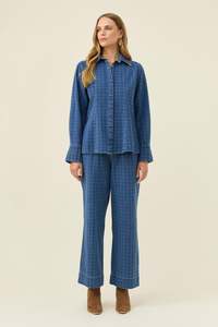 Isle Of Mine: Isle of mine check Sloane shirt