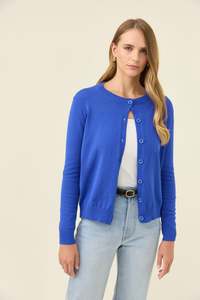 Isle Of Mine: Isle of mine Darby cardigan Colbolt blue