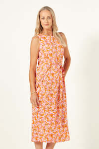 Lemon Tree Design 1: Lemon Tree Mimi Dress orange Tulips