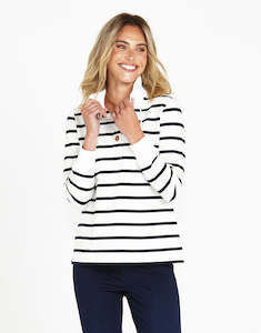 Betty Basics 1: Betty Basics Santa Monica Jumper Dark blue stripe