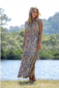 Boho Adara s/sleeve dress