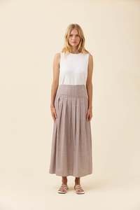 Isle of mine Lyndell maxi skirt Taupe